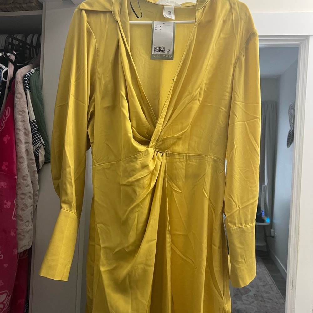 Elegant Yellow Dress - H&M